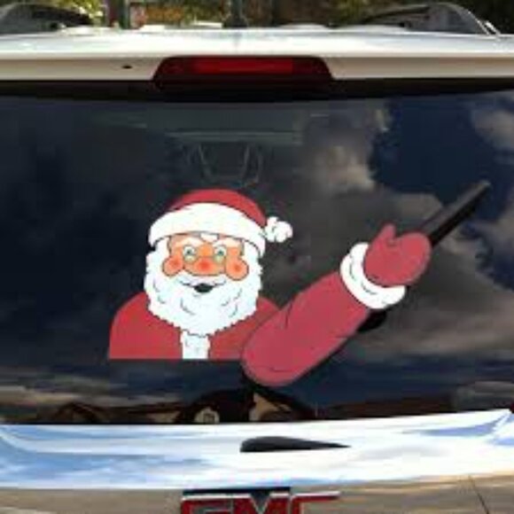 Santa Claus Rear Wiper Accessory - Picture 1 of 3